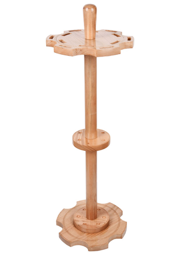 Runder Schwertständer für 12 Schwerter, Holz