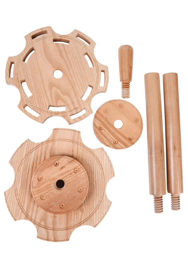 Runder Schwertständer für 12 Schwerter, Holz