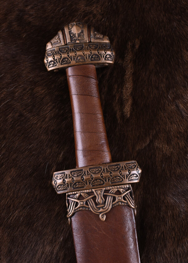 0116040802d_schwert_sword_wikinger_viking_isle_of_eigg_bronze-3 Wikingerschwert (Insel Eigg) mit Ledergriff, gehärtete Klinge