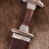 0116041100d_schwert_vendelzeit_sword_wikinger_vendelsvard_grave_32 Vendelzeit-Schwert mit Scheide, Messingheft, verzinnt