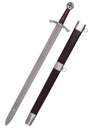 0116328810b_templer_schwert_templar_sword_knight_mittelalter Schottisches Templerschwert mit Scheide