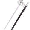 0116340500_rapier_renaissance_geschwungener_parier_lederscheide_mittelalter Renaissance Rapier mit geschwungenem Parier mit Lederscheide