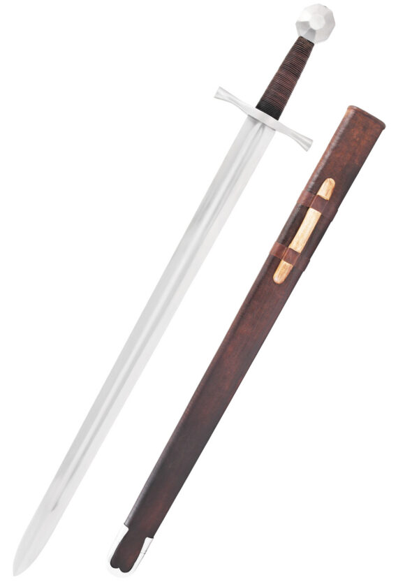 0116695518_kreuzritterschwert_schwert_sword_achterknauf_mit_schwertscheide_mittelalter Kreuzritterschwert mit Achteckknauf, 13. Jh.