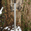 0116695518b_kreuzritterschwert_schwert_sword_achterknauf_mit_schwertscheide_mittelalter Kreuzritterschwert mit Achteckknauf, 13. Jh.