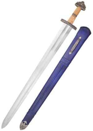 Vikingský meč s pošvou, typ Petersen R, 10. stor.