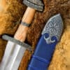 Vikingský meč s pošvou, typ Petersen R, 10. stor.