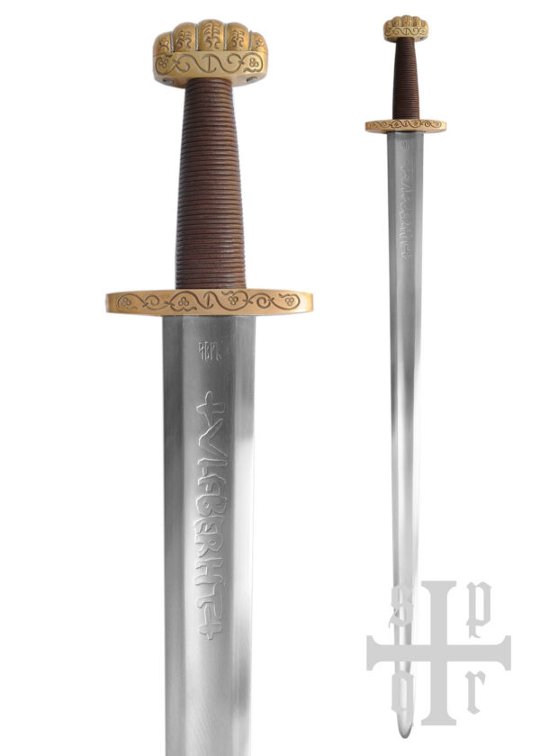 0164002631_schwert_wikingerschwert_ballinderry_sword_battle_ready_vikings Ballinderry Ulfberhtov meč, bronzová rukoväť, vikingský šermovací meč SK-B