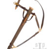 0164002631b_schwert_wikingerschwert_ballinderry_sword_battle_ready_vikings Ballinderry Ulfberhtov meč, bronzová rukoväť, vikingský šermovací meč SK-B