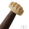 0164002631c_schwert_wikingerschwert_ballinderry_sword_battle_ready_vikings Ballinderry Ulfberhtov meč, bronzová rukoväť, vikingský šermovací meč SK-B