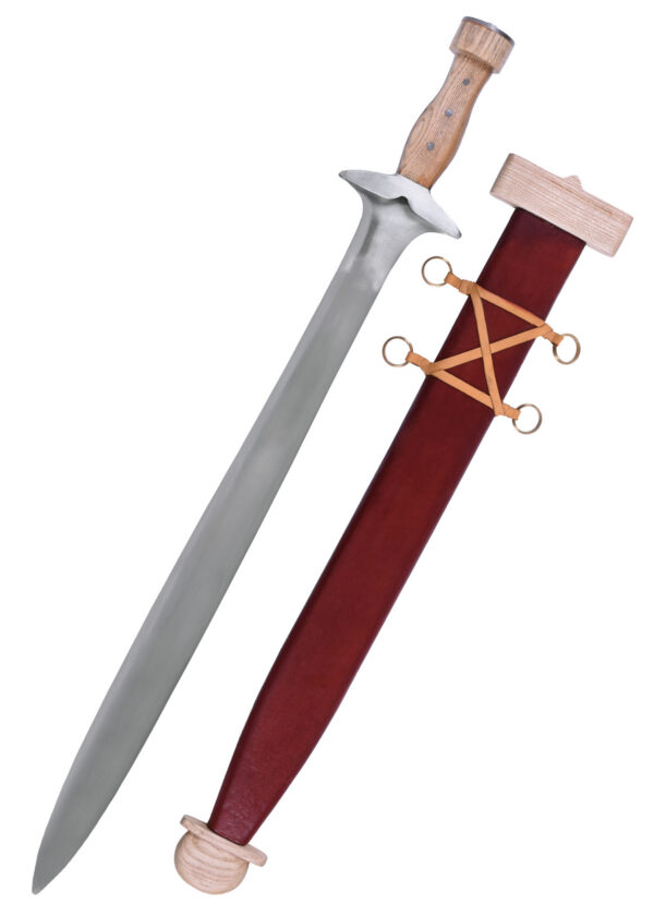 0180001700b_schwert_sword_xiphos_hoplite_griechisch_greek Griechisches Xiphos, Hopliten-Schwert mit Scheide