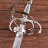 0180002523c_korbrapier_rapier_mittelalter_blade Korbrapier mit breiter Klinge, drahtumwickelter Griff