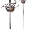 Pappenheimer Korbrapier mit drahtumwickeltem Griff, 104 cm