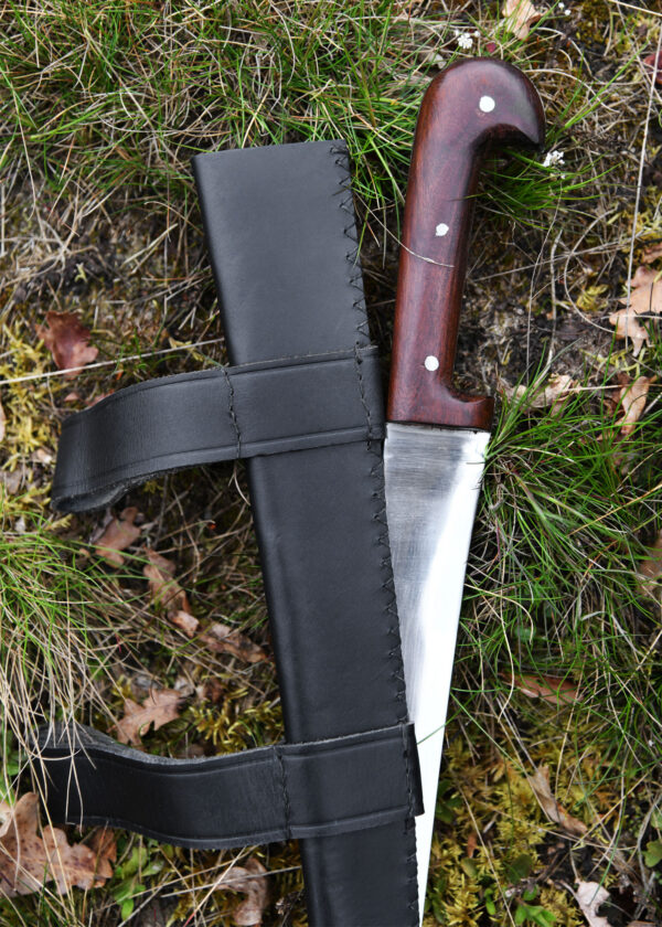 0201000823d_saxmesser_einfach_lang_lederscheide_messer_mittelalter Einfaches Saxmesser mit Lederscheide, lang