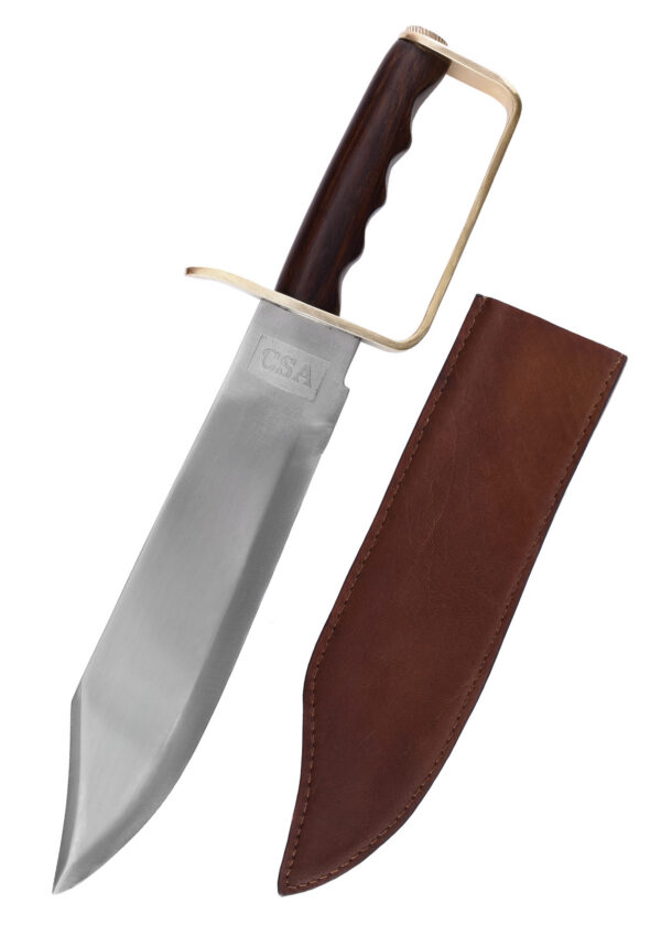 0216317100b_dolch_dagger_lederscheide_csa Bowie Messer der Konföderierten Armee