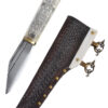 0316201800c_messer_wikinger_sax_knochengriff_borrestil_viking_seax Kleiner Wikinger-Sax, Knochengriff im Borrestil, 9./10. Jh.