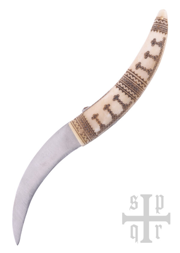 0364002461_messer_wikingermesser_viking_knife_folder_carbon_steel_wikinger-1 Wikinger-Taschenmesser aus Karbonstahl mit Knochengriff
