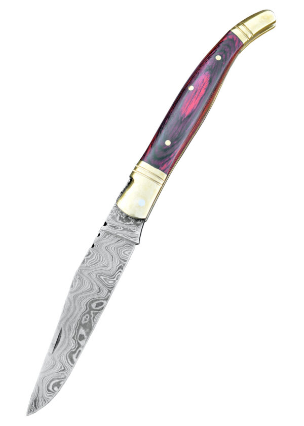 0369231004_messer_klappmesser_damaststahl Klappmesser mit Damaststahlklinge