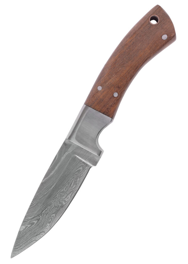 0397004500_messer_knife_mittelalter Messer mit Damaststahlklinge
