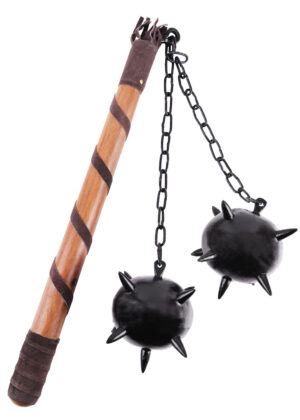 0401042200_morgenstern_zwei_kugeln_mittelalter Morgenstern mit 2 Kugeln