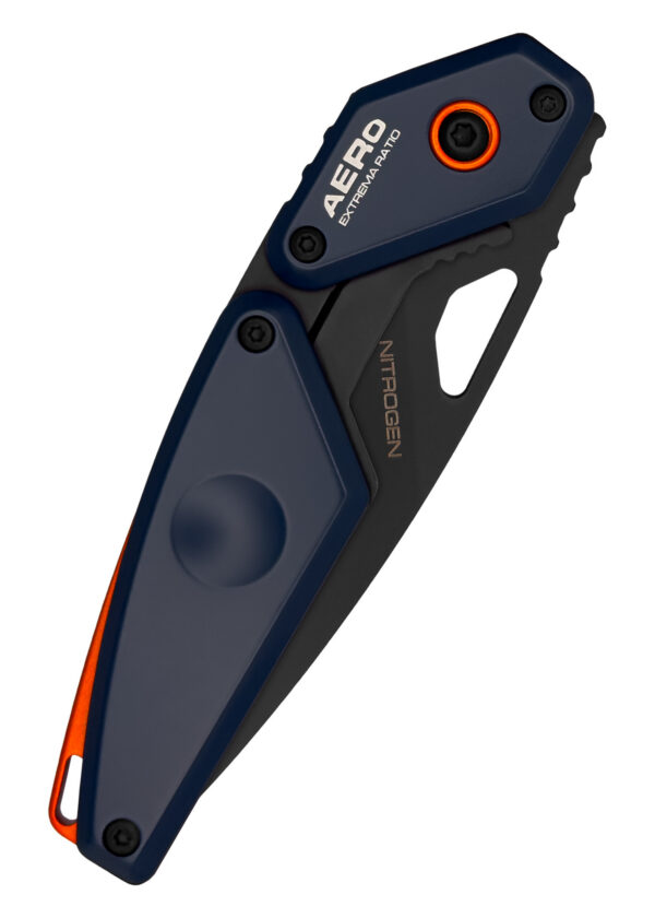 0410000180c3a10c_extrema_ratio_messer_aero_nitrogen_blue_orange Extrema Ratio, Aero Nitrogen Blue Orange, vreckový nôž
