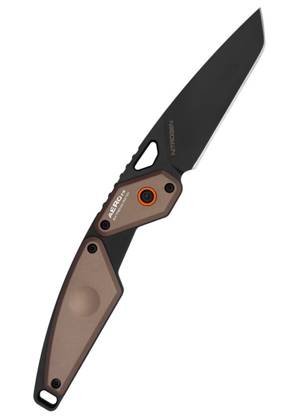 0410000182a3a10b_extrema_ratio_messer_aero_fx_nitrogen_mud_orange Extrema Ratio, Aero FX Nitrogen Mud Orange, nôž s pevnou čepeľou