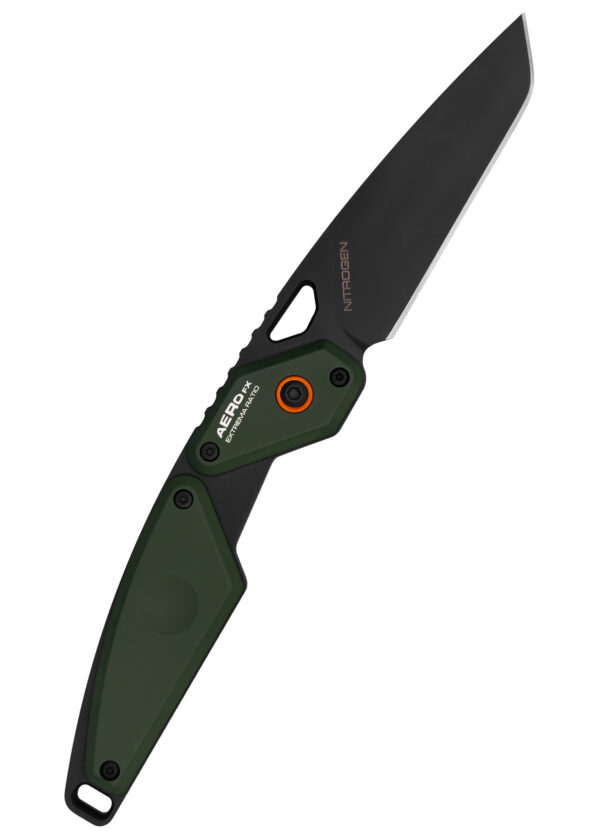 Extrema Ratio, Aero FX Nitrogen Forest Green Orange, nôž s pevnou čepeľou