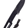 Feststehendes Messer Satre S600 Schwarz