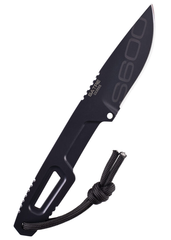 Feststehendes Messer Satre S600 Schwarz