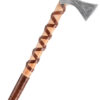 0416471000_axt_stahl_typ_k_mittelalter_viking_wikinger Wikinger-Axt aus Stahl, gegossen, Typ K, mit Gravur und Lederwicklung