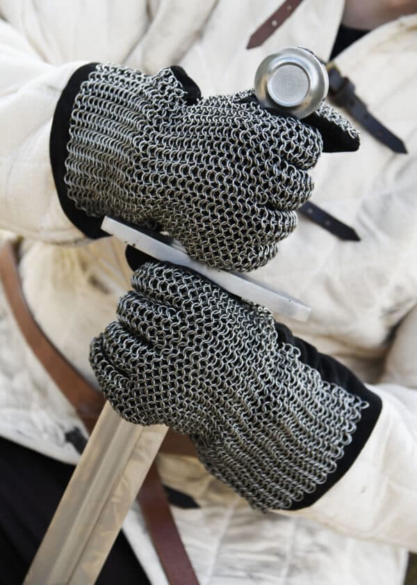 Fingerhandschuhe mit Kettengeflecht, ID6mm, unbehandelt
