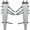 0501037110_kettenbeinlinge_verzinkt_paar_mittelalter Kettenbeinlinge verzinkt, Paar