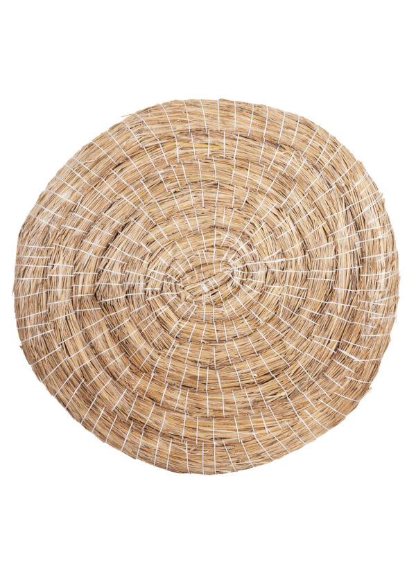 Traditionelle Strohscheibe, rund, 80 cm Durchmesser