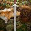 LARP vikingský meč Sigurn, polstrovaná zbraň, 87 cm
