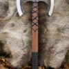 LARP vikingská dvojitá sekera Jorvak, polstrovaná zbraň, 42 cm