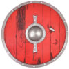 0901100100_schild_larpschild_wikinger_skjaldar_larp_polsterschild_fantasy LARP vikingský štít Skjaldar, červený, 60 cm