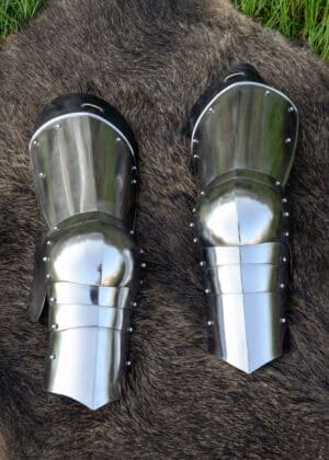Spätmittelalter-Beinzeug, 1,6 mm Stahl