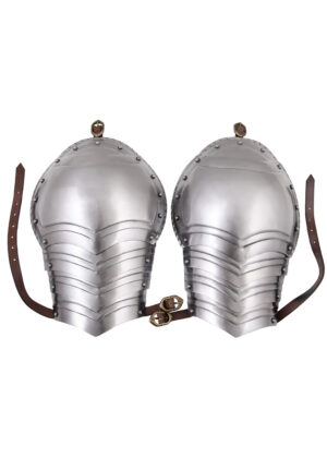 1016633800_gotische_achseln_schulterschutz_ruestung_armour_plate_mittelalter Gotische Achseln, Schulterschutz, Paar, 1,2 mm Stahl