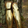 1023090800b_beinschienen_griechisch_messing_mittelalter_creek_greaves Griechische Beinschienen aus Messing, Paar