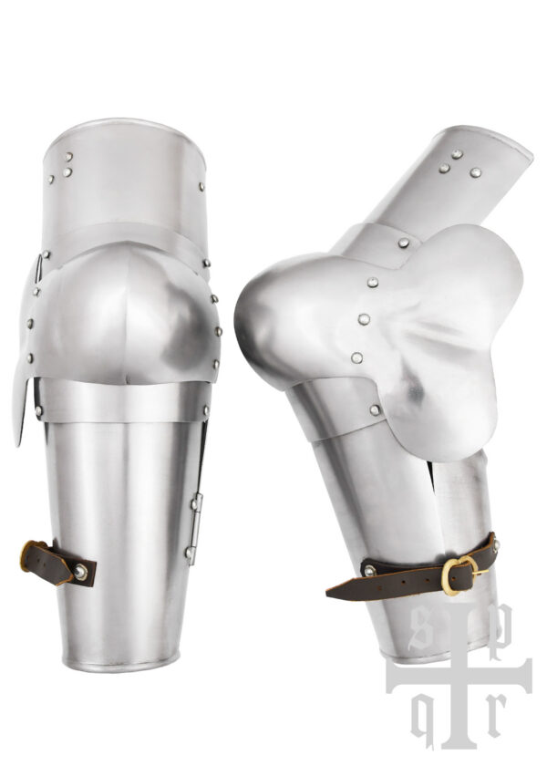 1064000013_ruestung_armschutz_mittelalter_armzeug_ellenbogenkacheln Mittelalterliches Armzeug mit Ellbogenkacheln, 14. Jh., 1,6 mm Stahl