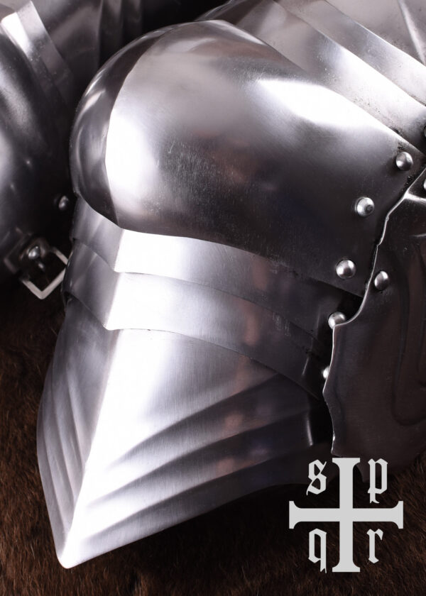 1064000111d_gothic_leg_armour_plattenruestung_beinschutz_mittelalter_spqr Gotisches Beinzeug, 15. Jahrhundert