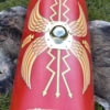 1116385301_schild_scutum_roemisches_legionaersschild_umbo_messing Scutum der römischen Legionäre, Römerschild