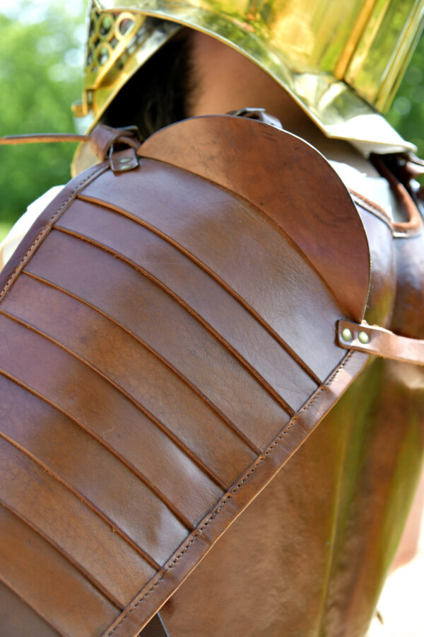 Manica- Gladiatoren Armschutz aus Leder