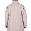 1280001100b_gambeson_natur_mittelalter Langer Gambeson mit abnehmbaren Ärmeln