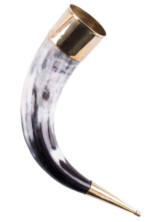 Vikingský pitný roh so stojanom