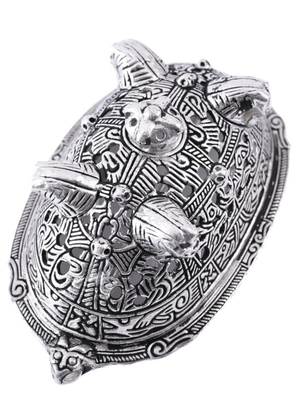1400070600_fibel_buckelfibel_pferdekopf_wikinger_schalenfibel_brooch-1 Wikinger Buckelfibel aus Birka mit Pferdeköpfen