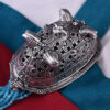 1400070600c_fibel_buckelfibel_pferdekopf_wikinger_schalenfibel_brooch-1 Wikinger Buckelfibel aus Birka mit Pferdeköpfen