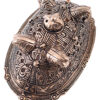 1400070600d_fibel_buckelfibel_pferdekopf_wikinger_schalenfibel_brooch-1 Wikinger Buckelfibel aus Birka mit Pferdeköpfen