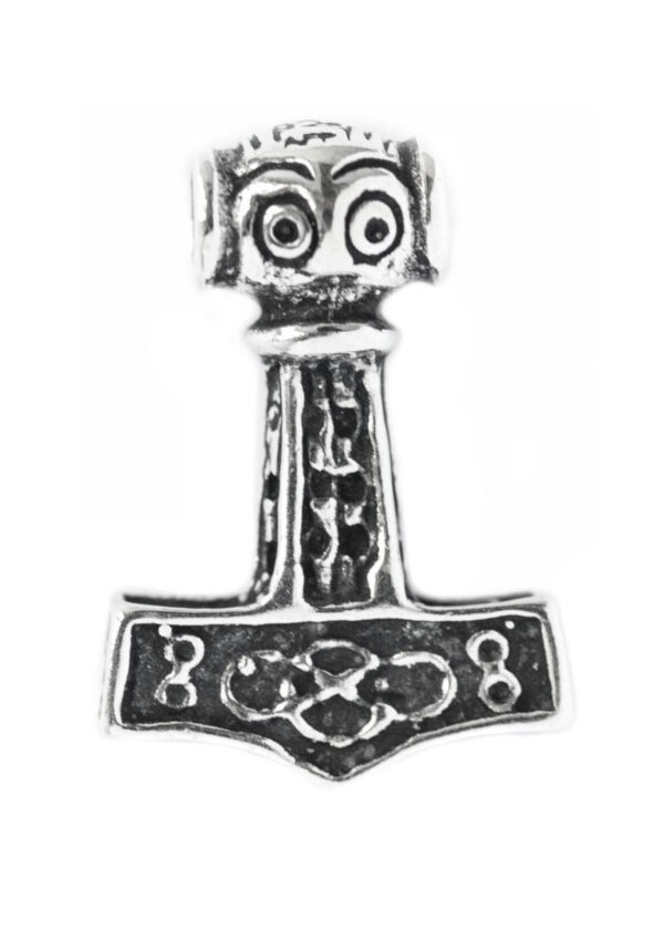 1404012024_schmuck_anhaenger_mjoelnir_thorhammer_klein_silber Prívesok Mjölnir, malé Thorovo kladivo zo striebra