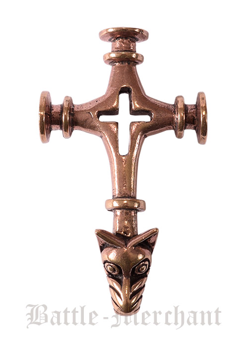 1404012262_thorshammer_wolf_bronze_wikinger Veľké Thorovo kladivo s vlčou hlavou z bronzu