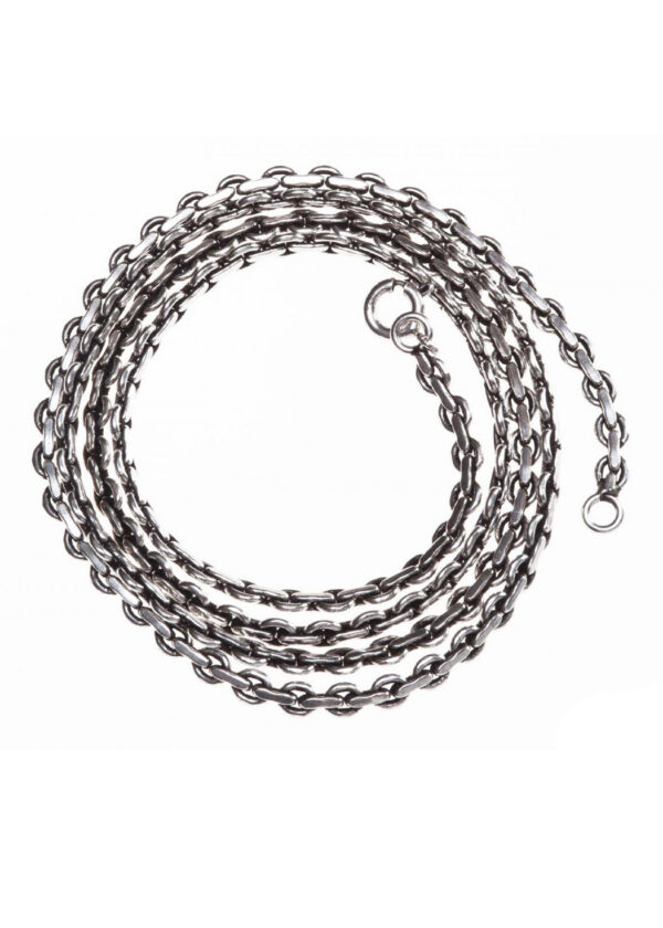 Wikinger Halskette aus Silber, 55 cm